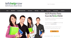 Desktop Screenshot of ieltshelpnow.com